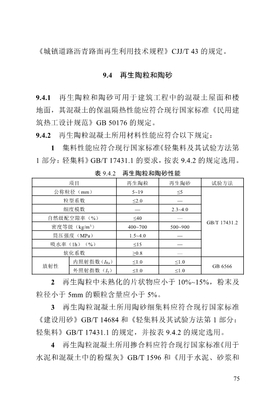 《建筑垃圾再生產(chǎn)品應用技術規(guī)程（征求意見稿）》 工程陶粒的應用前景與規(guī)范探析